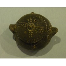 Pre-Christian cross on a composite vessel during Bronze Age